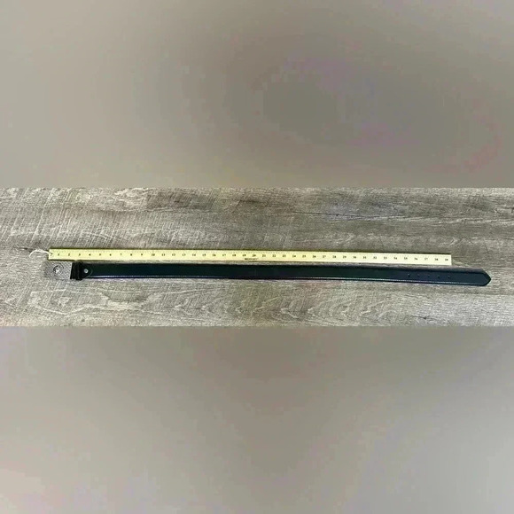 💟Adult |  Black Leather Belt - Picture 3 of 15